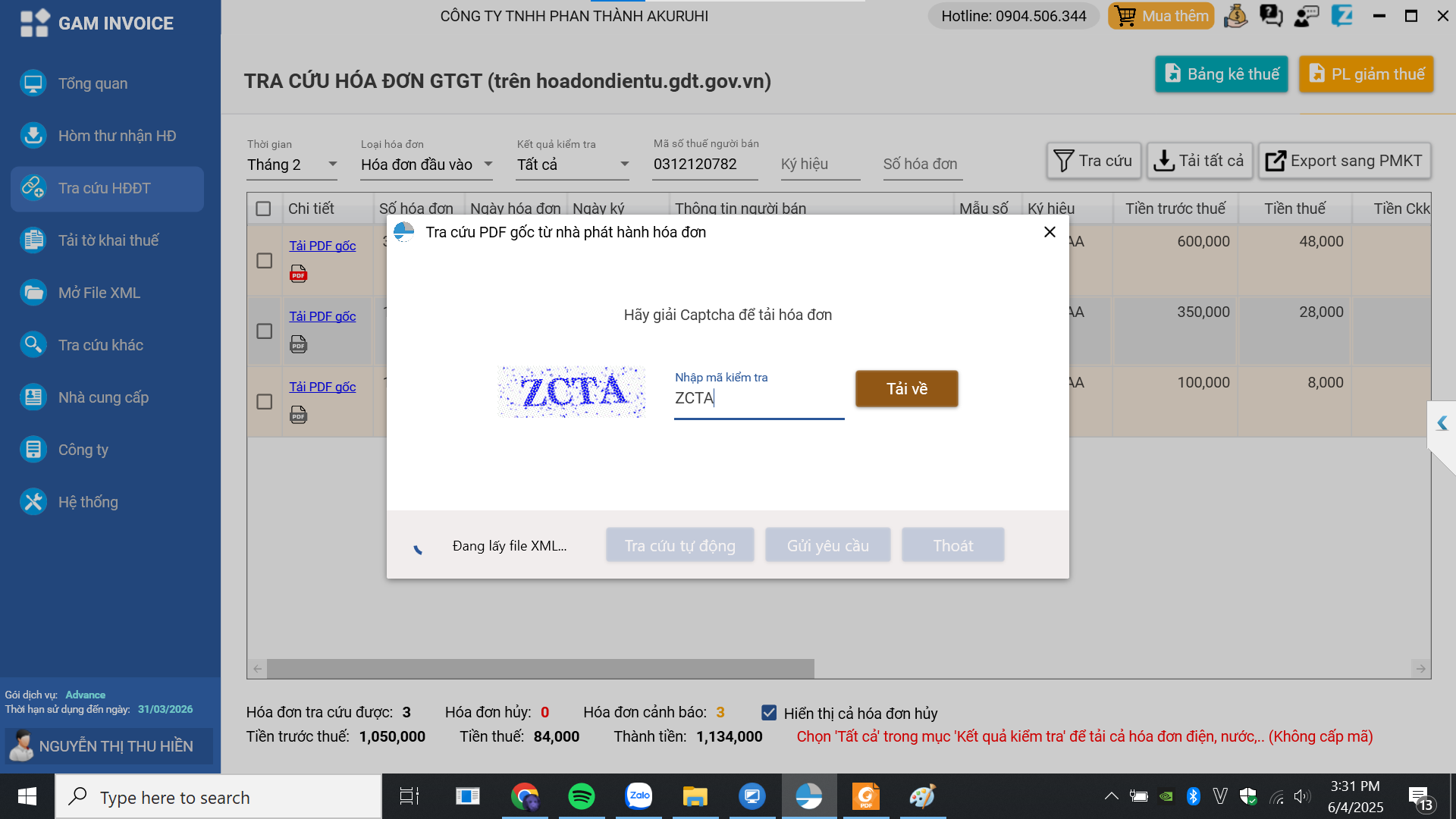 Tra cứu hóa đơn điện tử của Chợ Tốt, không cần email